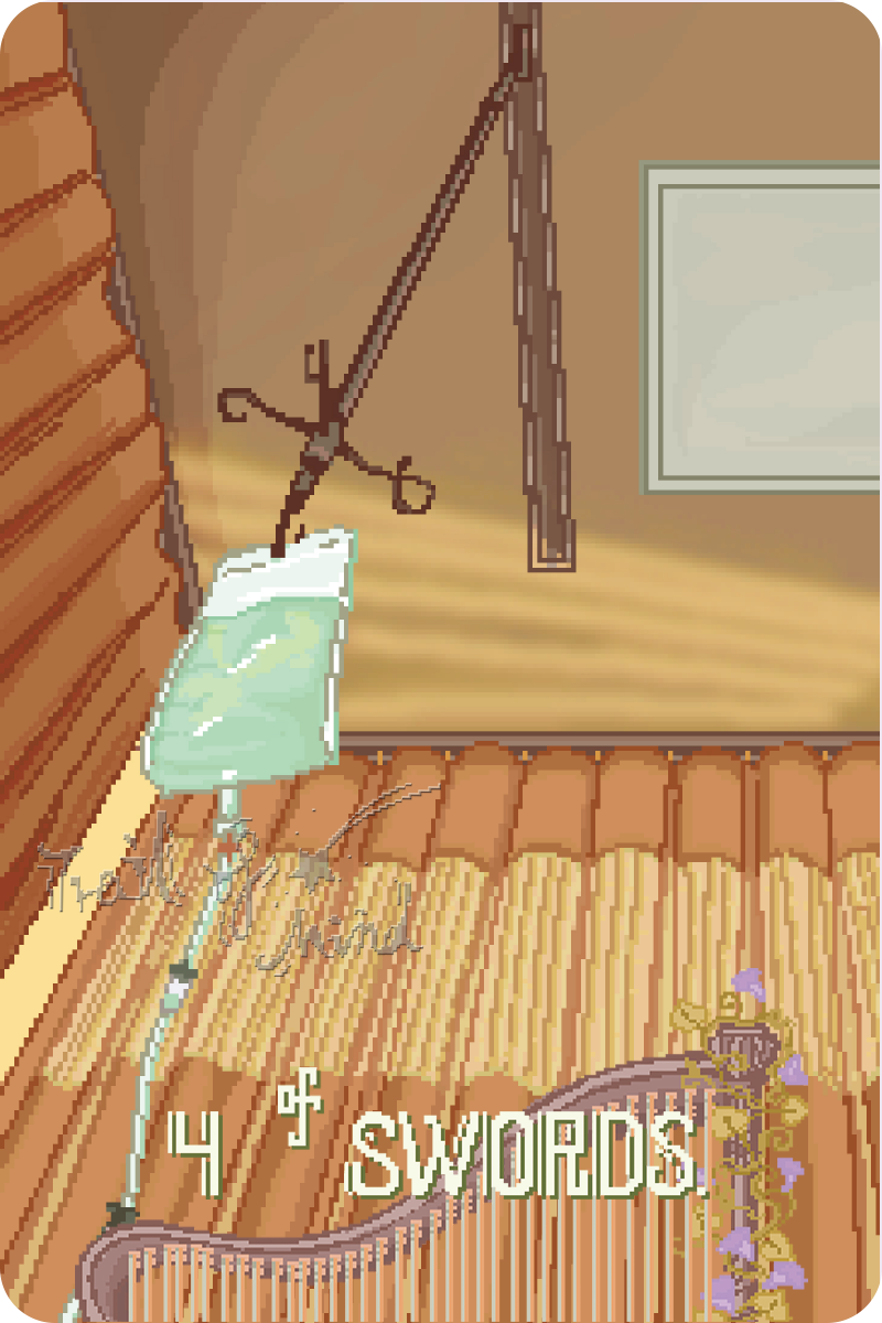 Trail of Mind Tarot – Four of Swords
