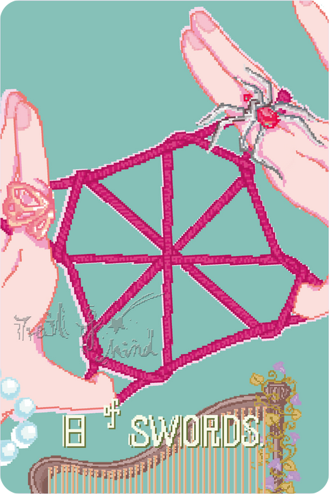 Trail of Mind Tarot – Eight of Swords