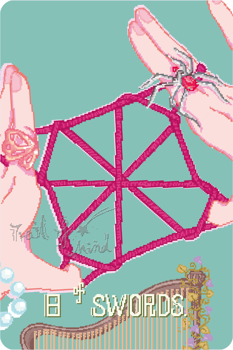 Trail of Mind Tarot – Eight of Swords