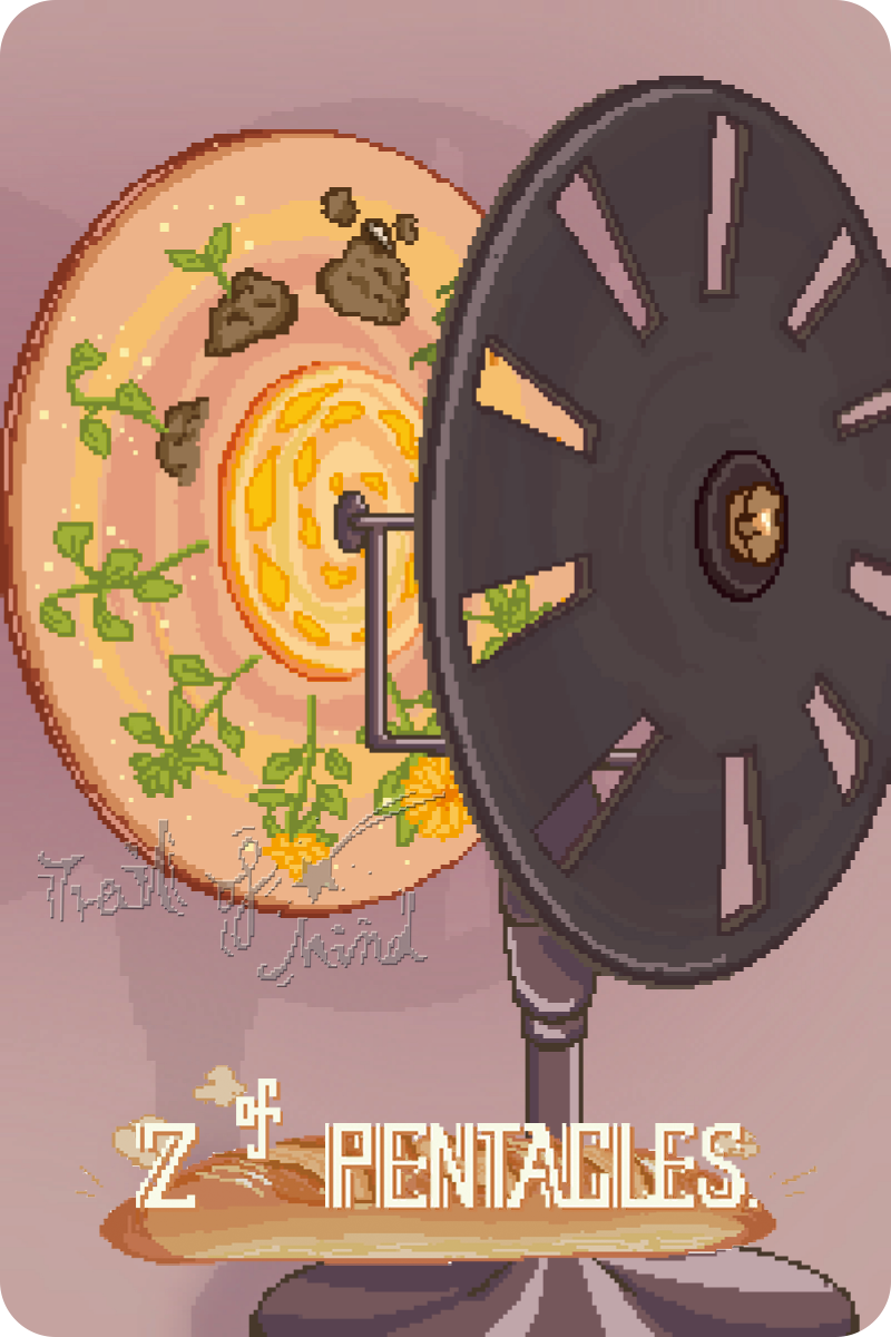 Trail of Mind Tarot – Two of Pentacles