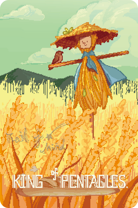 Trail of Mind Tarot – King of Pentacles