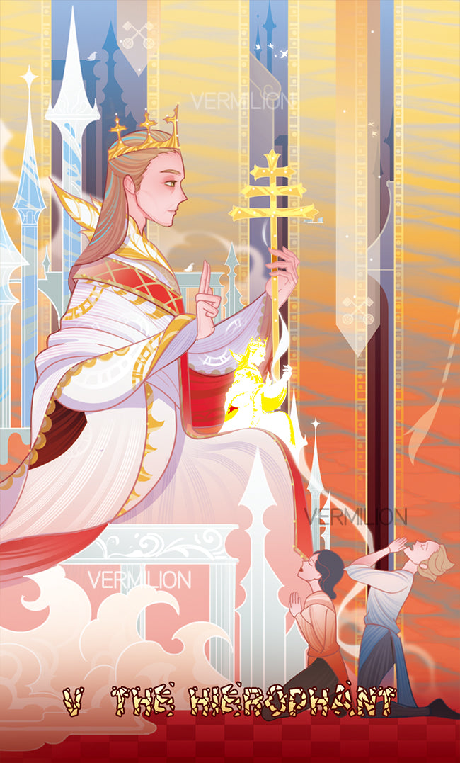 Unnamed Tarot – The Hierophant