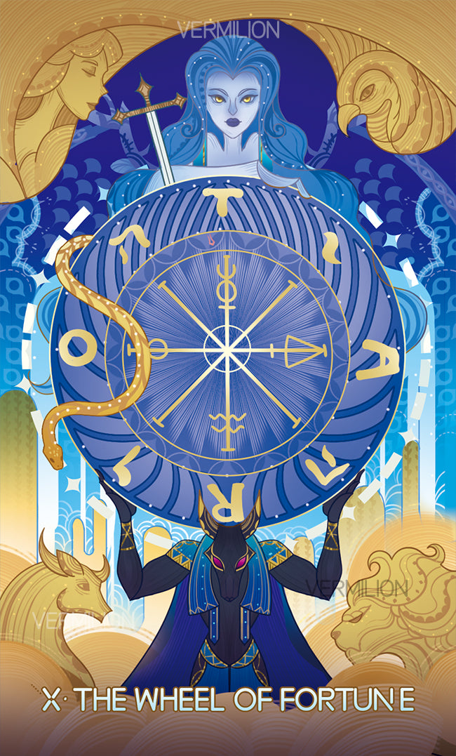 Unnamed Tarot – The Wheel of Fortune