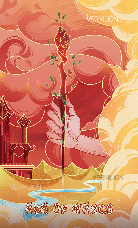 Unnamed Tarot – Ace of Wands