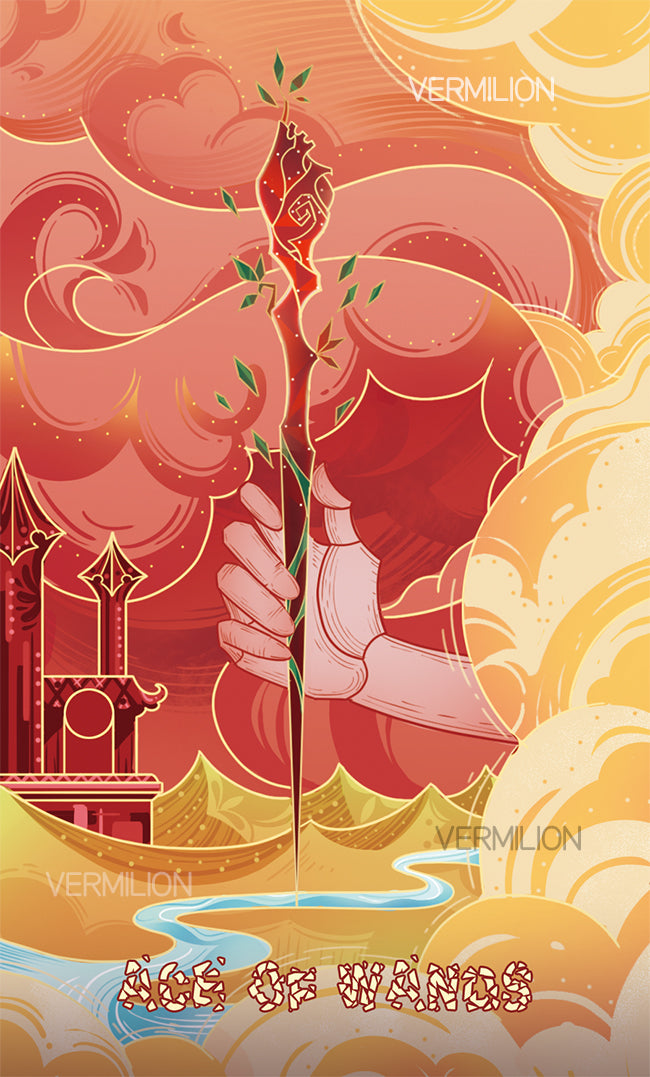 Unnamed Tarot – Ace of Wands