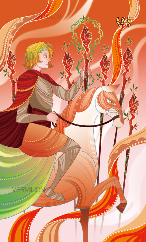 Unnamed Tarot – Six of Wands