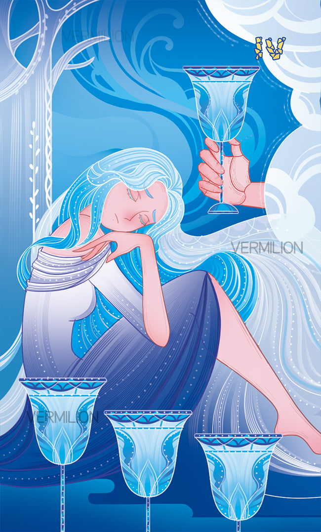 Unnamed Tarot – Four of Cups