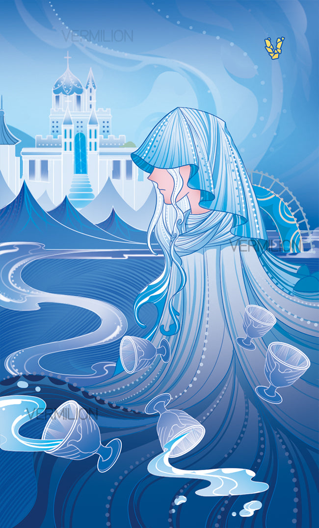 Unnamed Tarot – Five of Cups