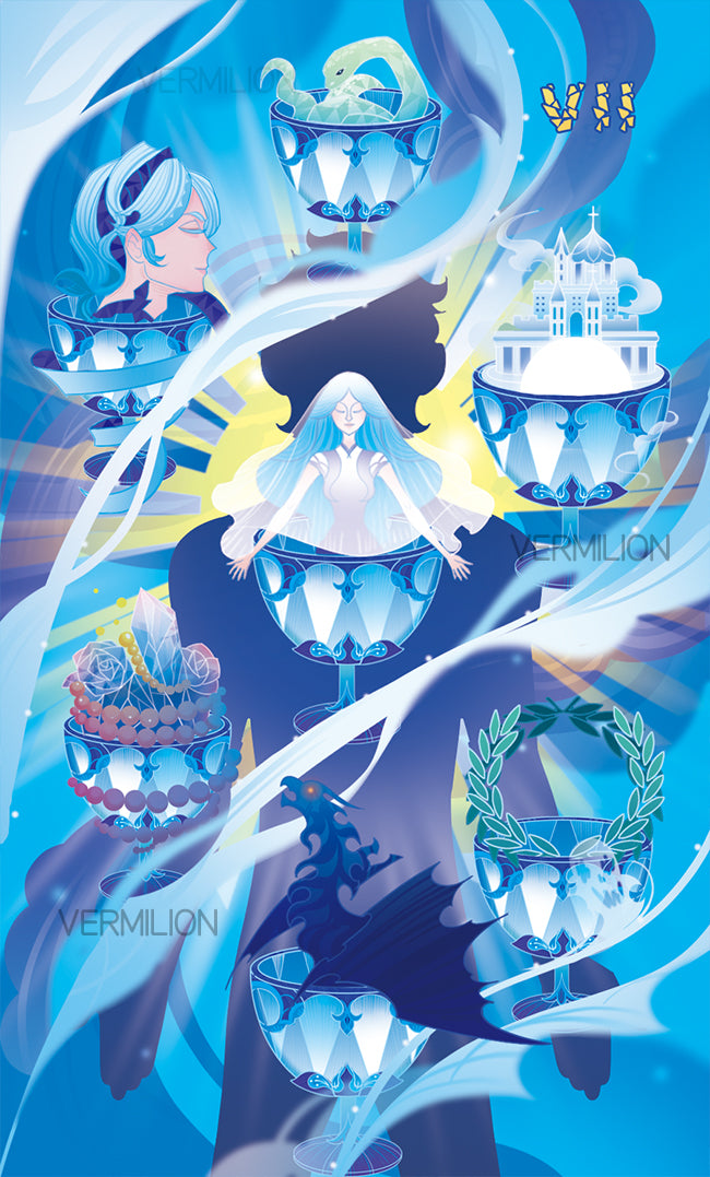 Unnamed Tarot – Seven of Cups