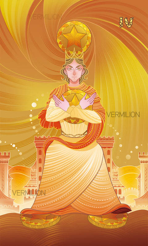 Unnamed Tarot – Four of Pentacles