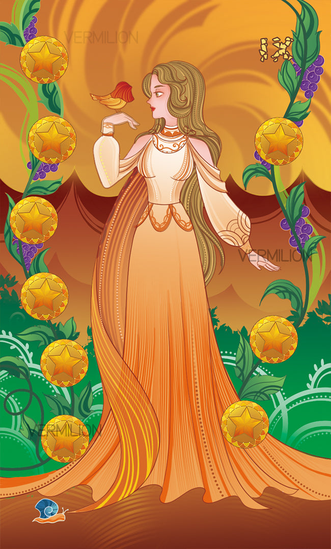 Unnamed Tarot – Nine of Pentacles