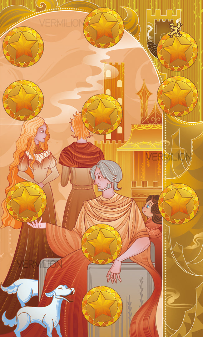Unnamed Tarot – Ten of Pentacles