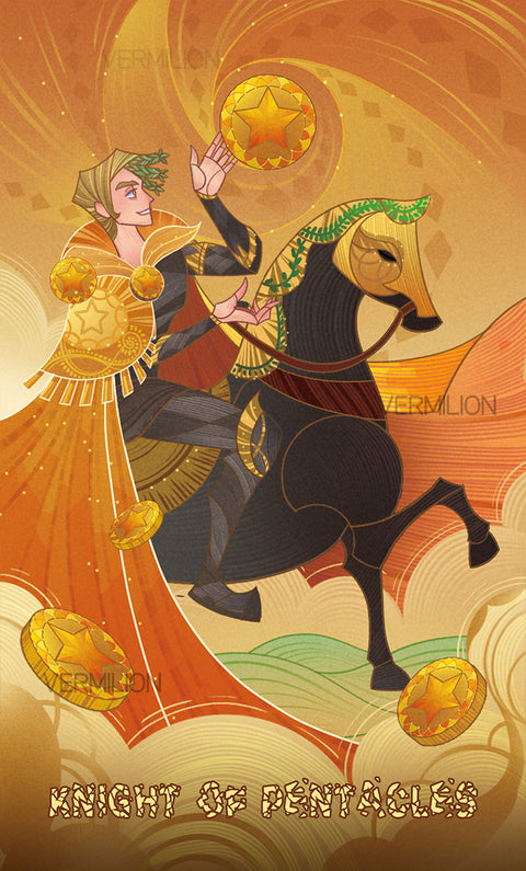 Unnamed Tarot – Knight of Pentacles