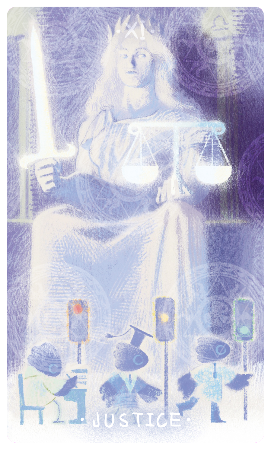 Uno with the Sun Tarot – Justice