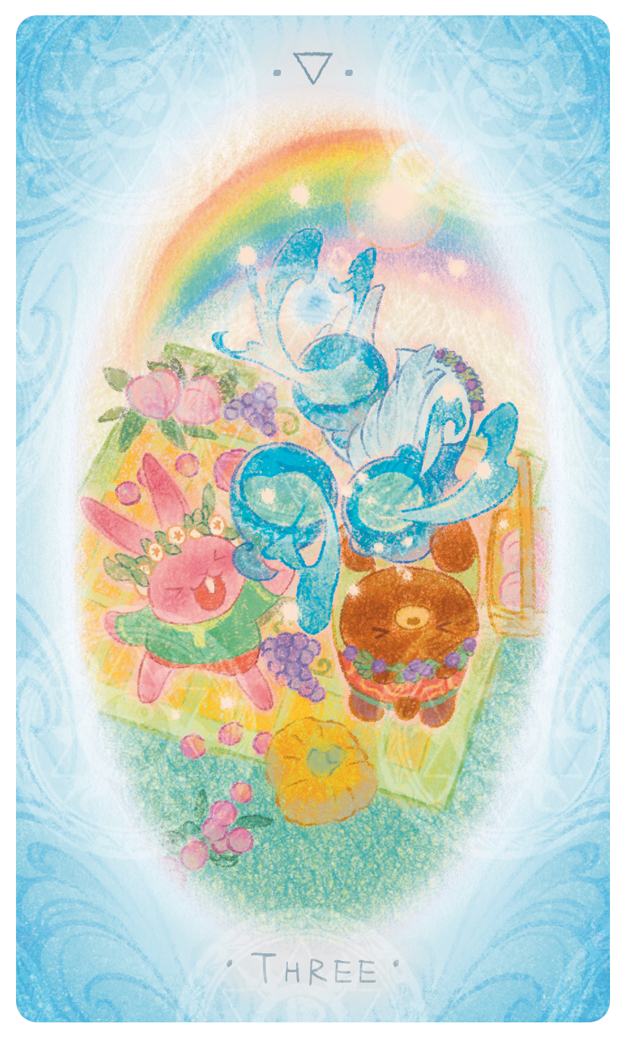 Uno with the Sun Tarot – Three of Nectar