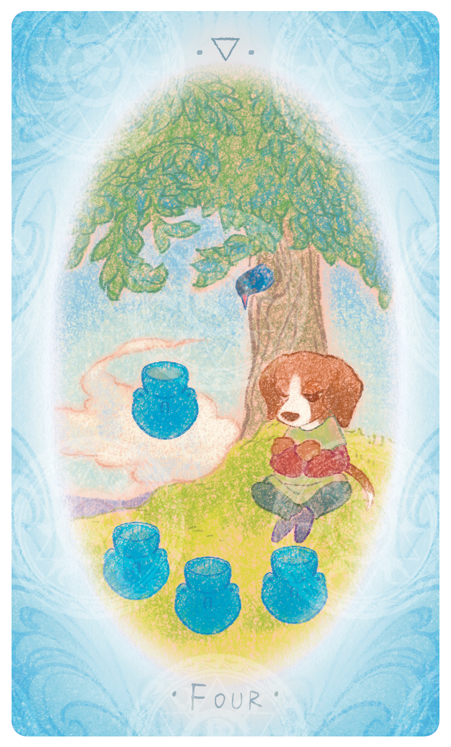 Uno with the Sun Tarot – Four of Nectar