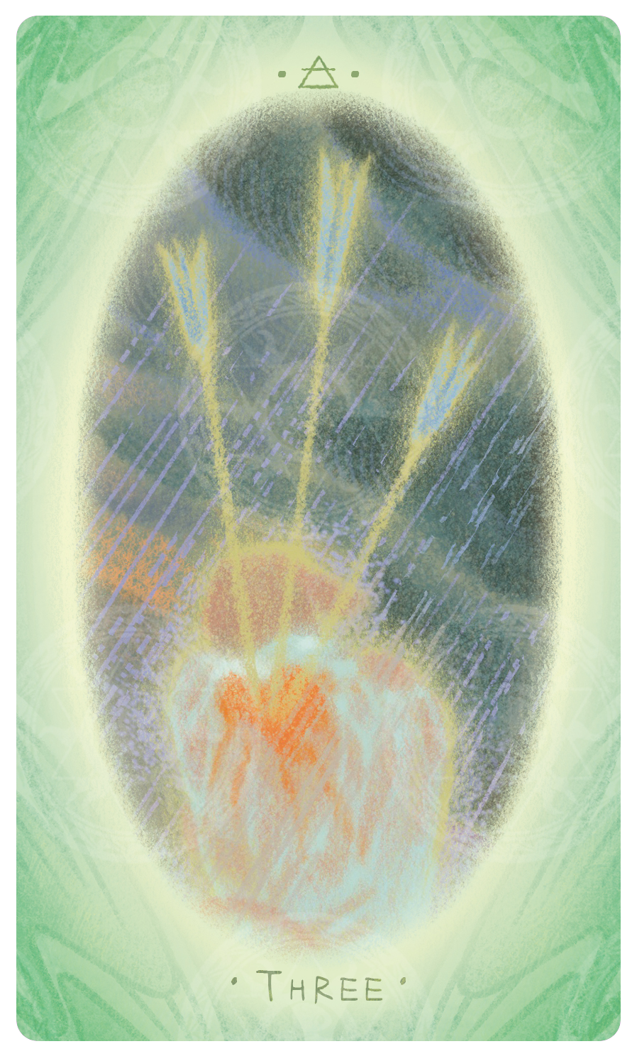 Uno with the Sun Tarot – Three of Arrows
