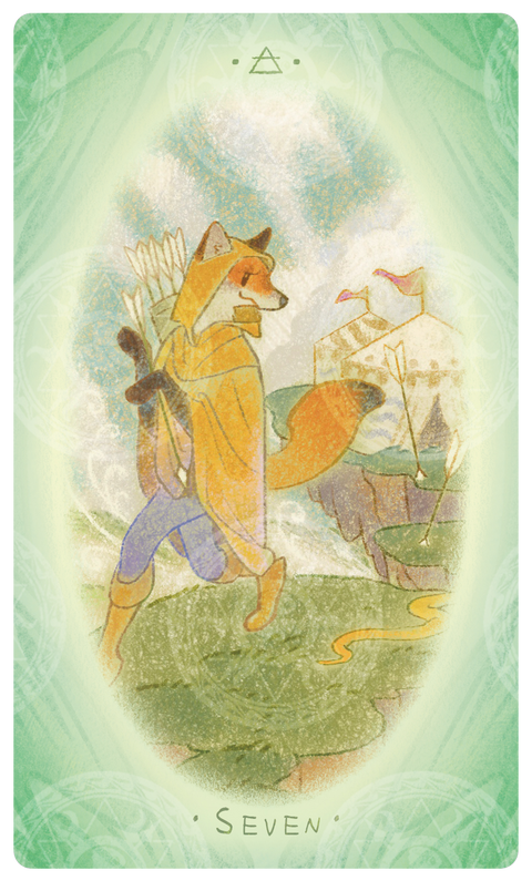 Uno with the Sun Tarot – Seven of Arrows