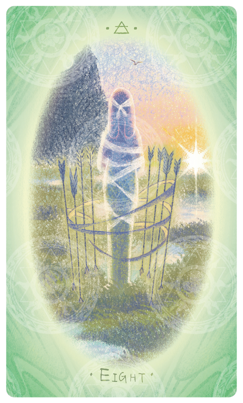 Uno with the Sun Tarot – Eight of Arrows
