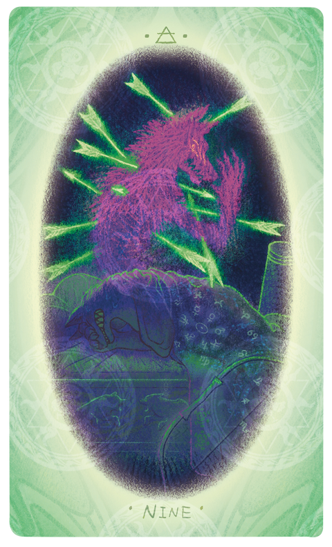 Uno with the Sun Tarot – Nine of Arrows