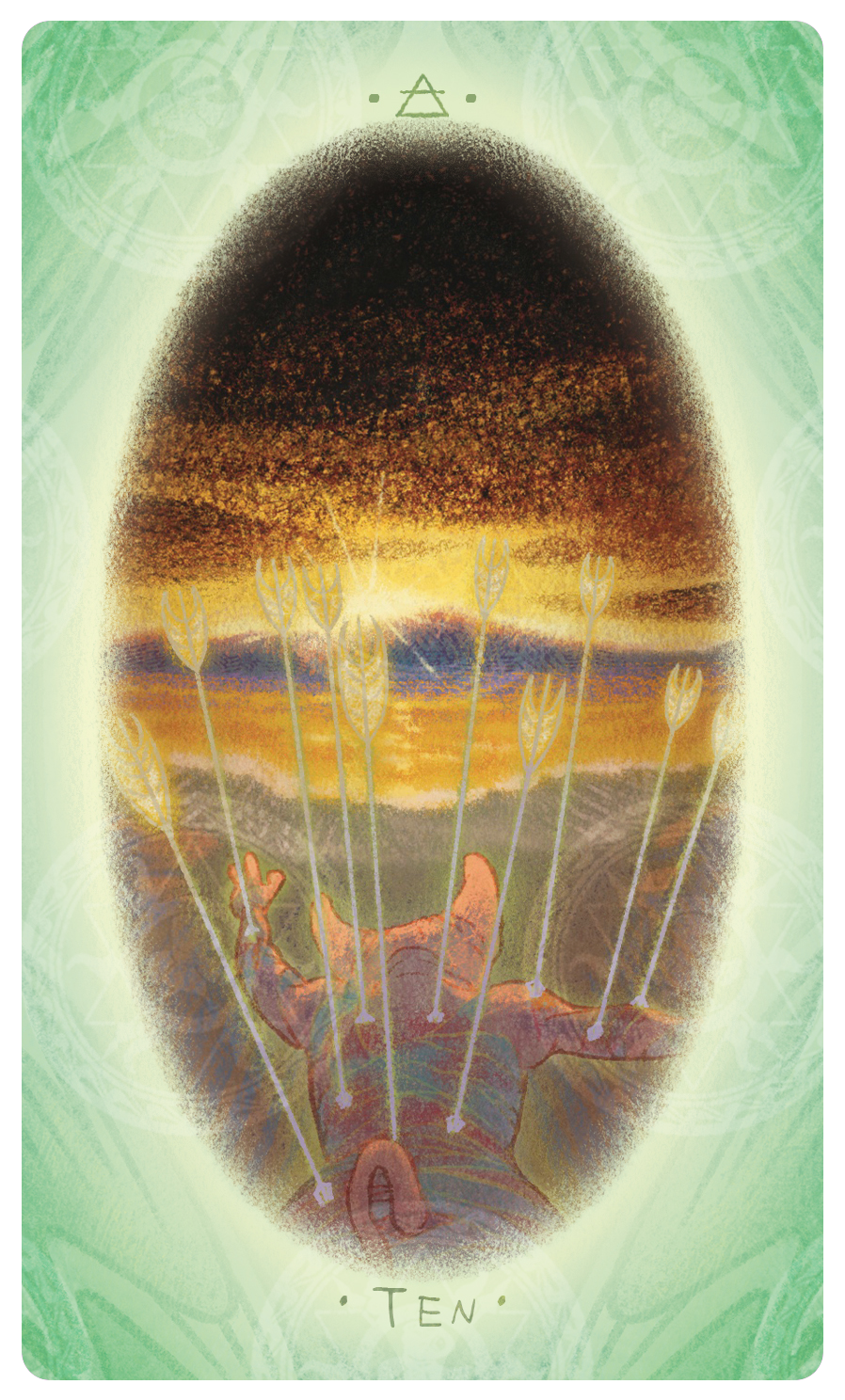Uno with the Sun Tarot – Ten of Arrows