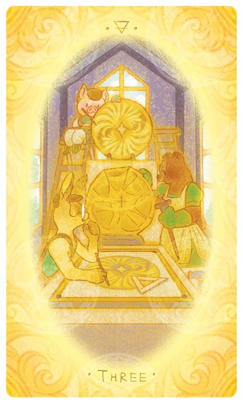 Uno with the Sun Tarot – Three of Crests