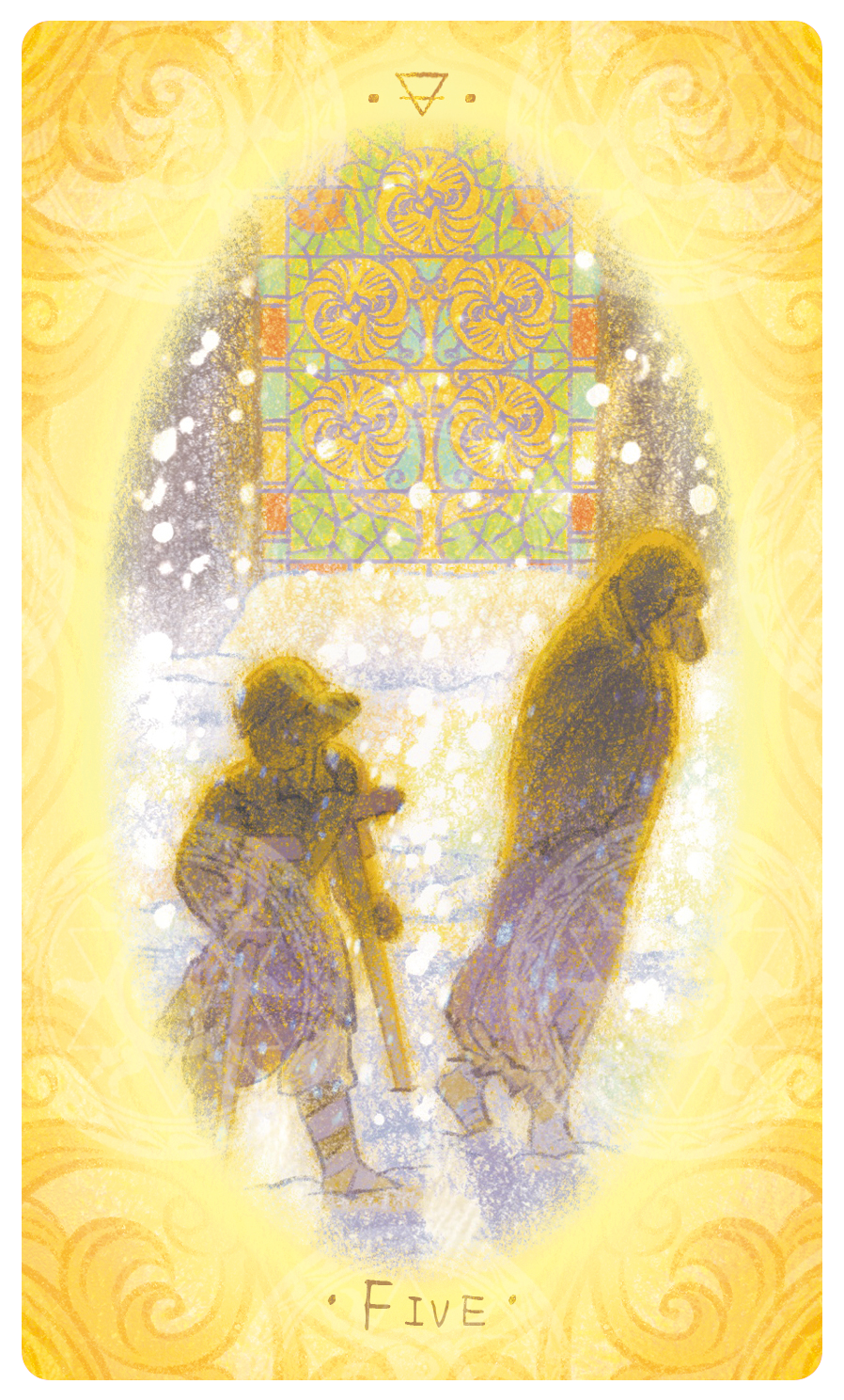 Uno with the Sun Tarot – Five of Crests