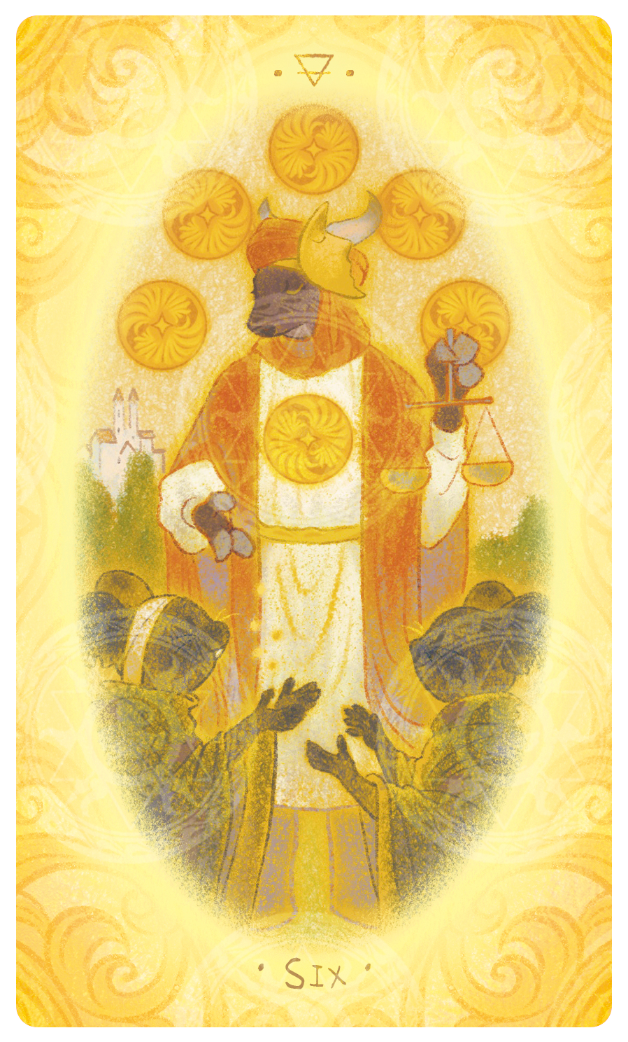 Uno with the Sun Tarot – Six of Crests