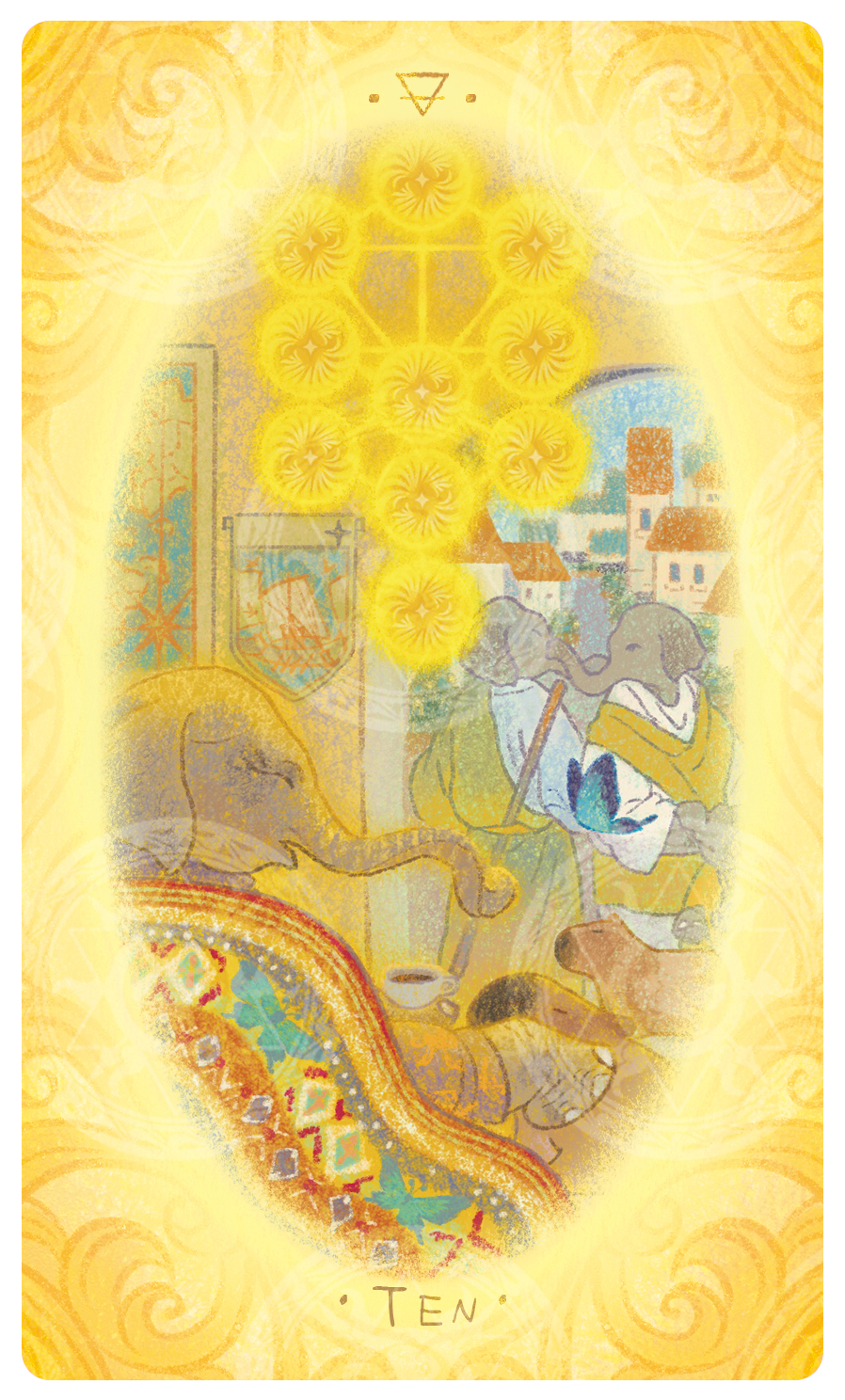 Uno with the Sun Tarot – Ten of Crests