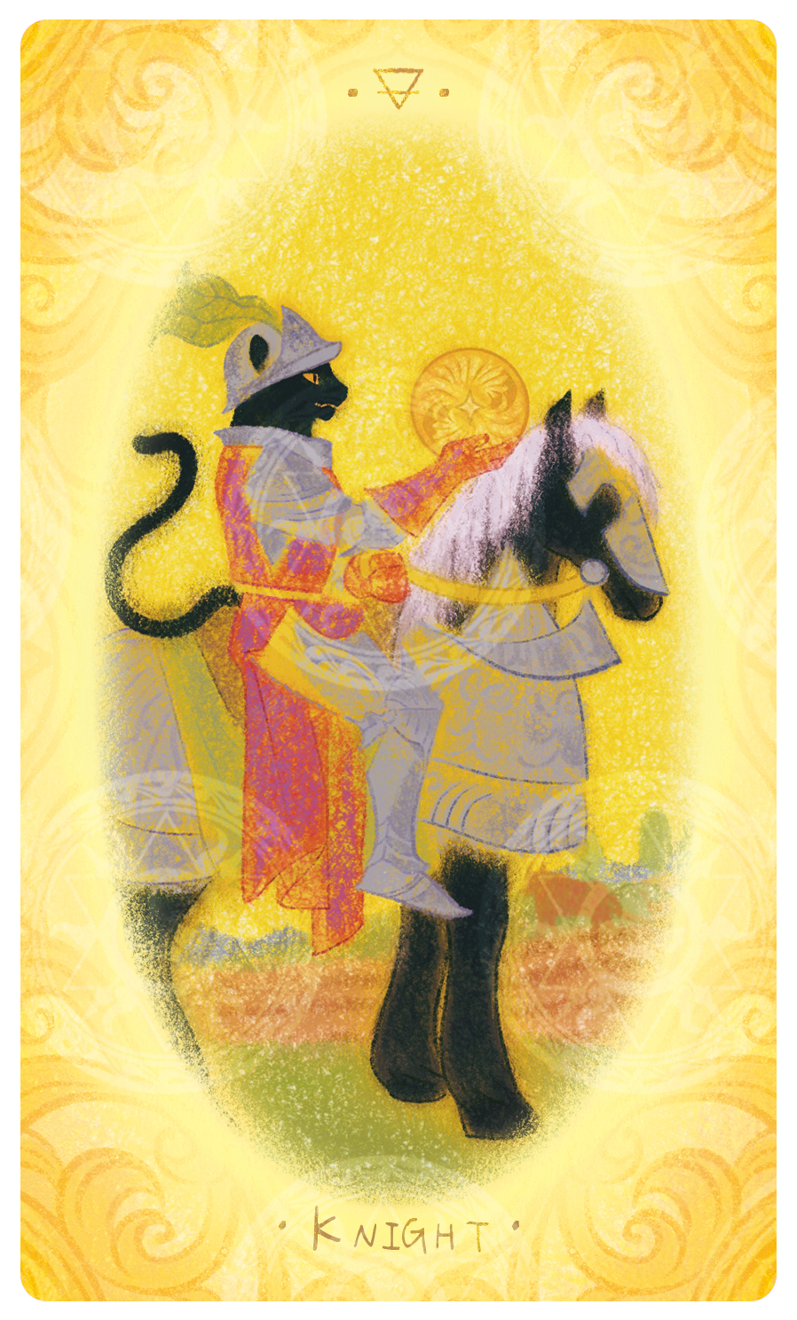 Uno with the Sun Tarot – Knight of Crests