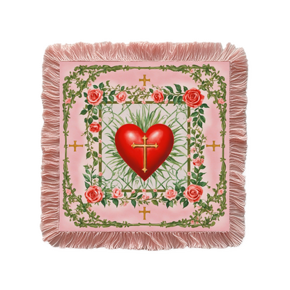 Renaissance Fantasy Tarot Cloth "Sacred Heart"