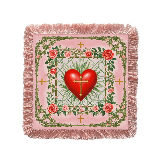 Renaissance Fantasy Tarot Cloth "Sacred Heart"