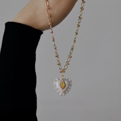 YIHE Ceramic Necklace "Heart al Dente"