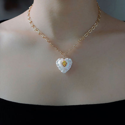 YIHE Ceramic Necklace "Heart al Dente"