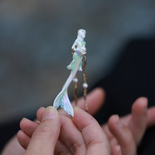 YIHE Ceramic Necklace "Mermaid"