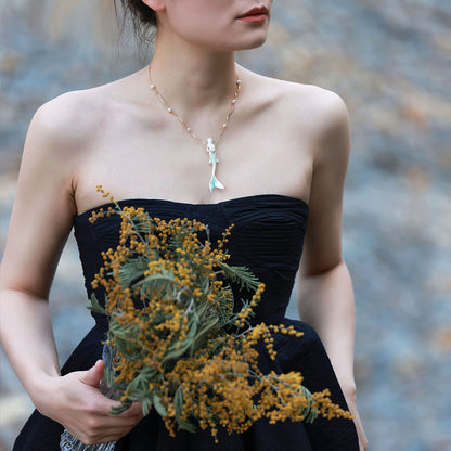 YIHE Ceramic Necklace "Mermaid"
