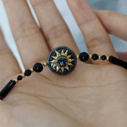 YIHE Ceramic Necklace "Sun, Moon, Star"