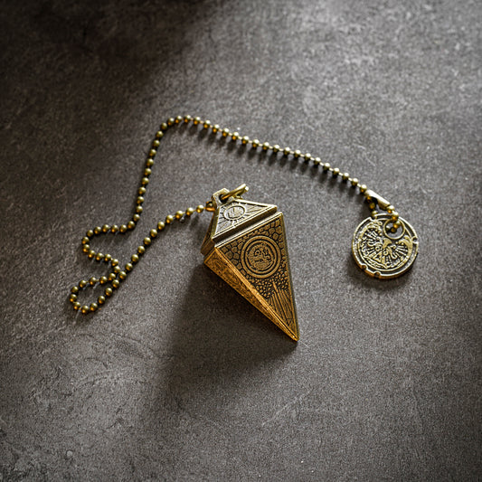 Four Elements Cthulhu Pendulum Necklace