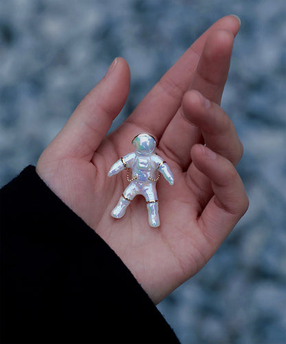 YIHE Ceramic Brooches "Astronaut"