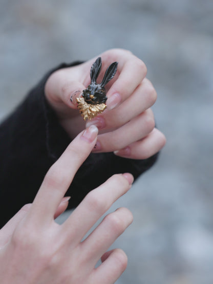 YIHE Ceramic Jewelry "Golden Whisker"