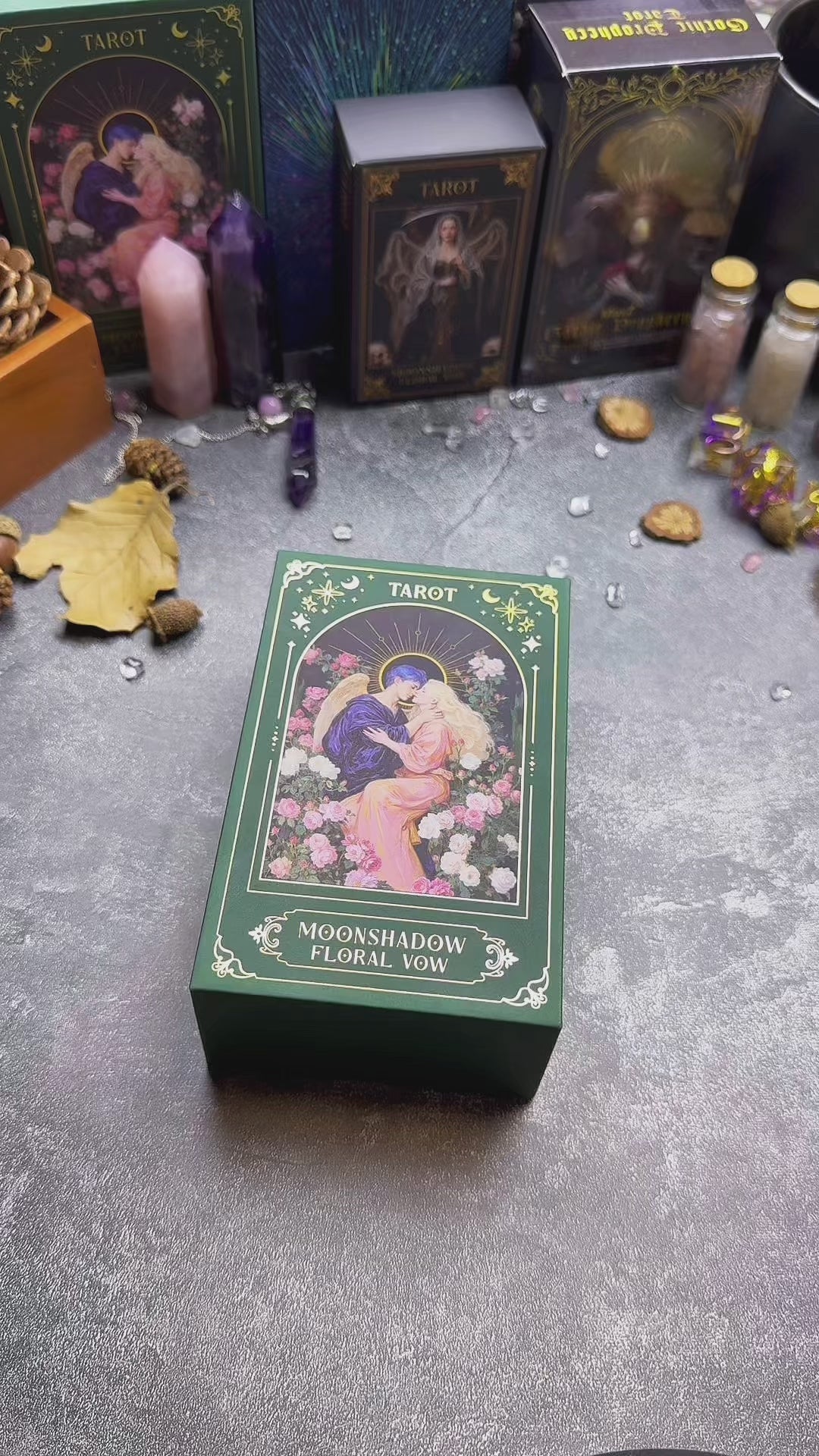 Moonshadow Floral Vow Tarot – Vermilion Collection