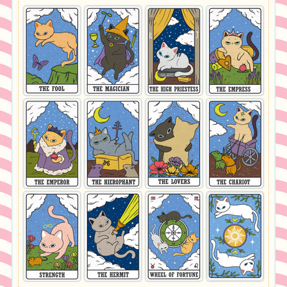 Leisurely Dog & Cat Tarot