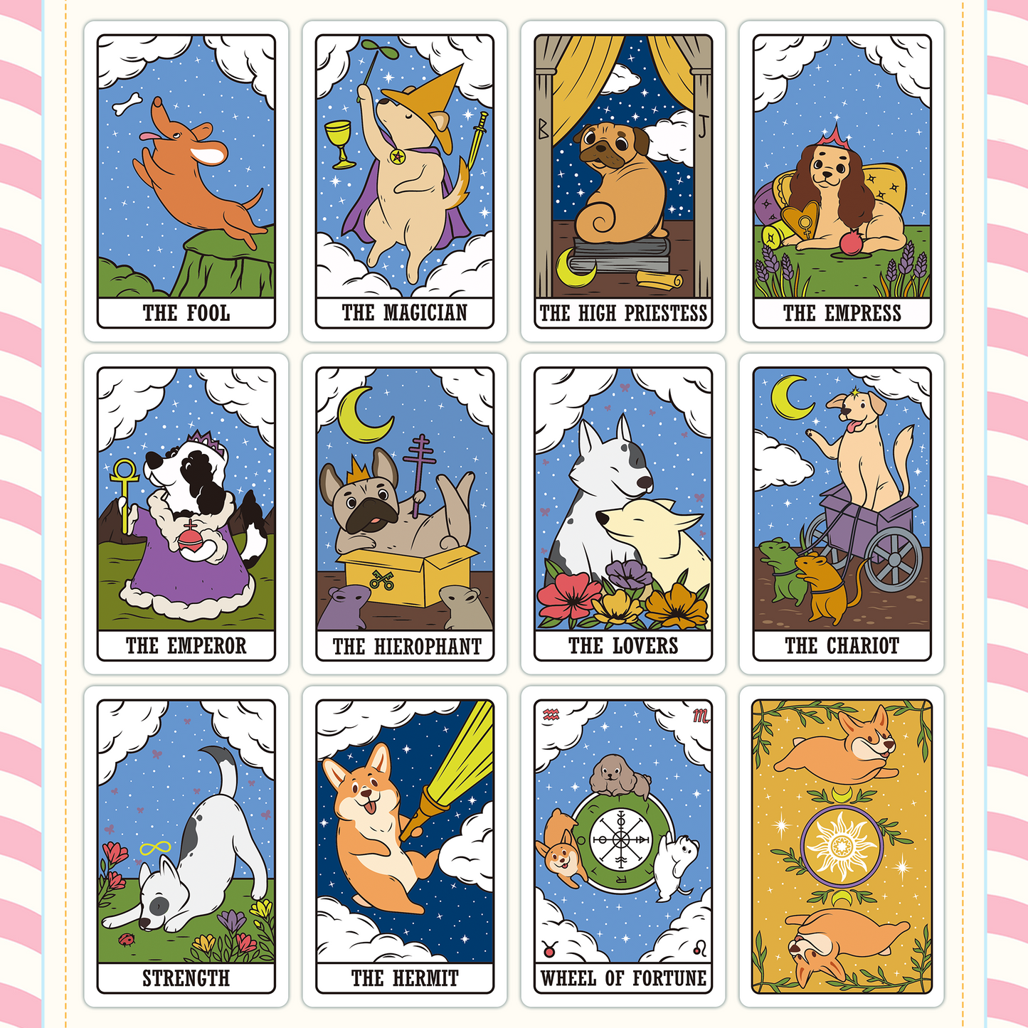 Leisurely Dog & Cat Tarot