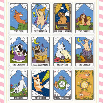 Leisurely Dog & Cat Tarot