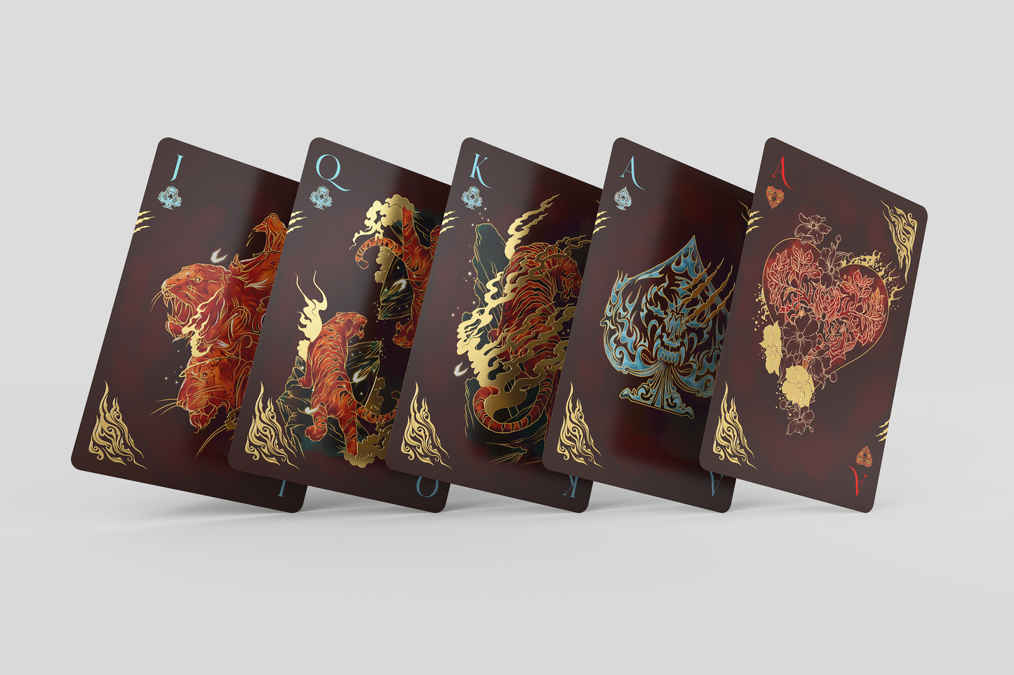 Imprisoned Tiger Playing Card Gift Set