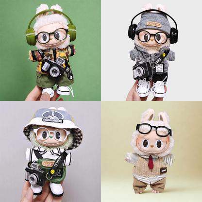 Handmade Clothes for Labubu & 15-17 cm Dolls "#OOTD"