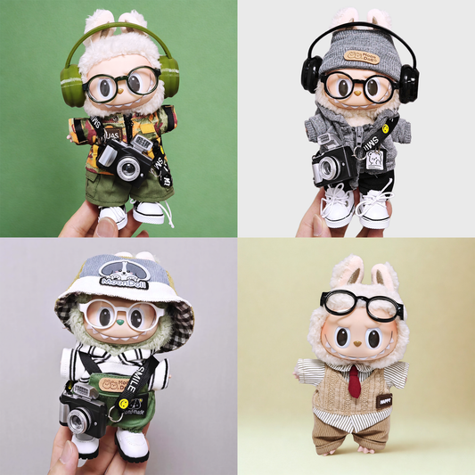 Handmade Clothes for Labubu & 15-17 cm Dolls "#OOTD"