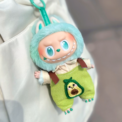 Handmade Clothes for Labubu & 15-17 cm Dolls "Overall Good"