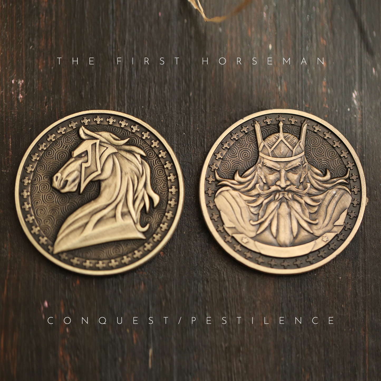 Four Horsemen of the Apocalypse Collectible Metal Coins
