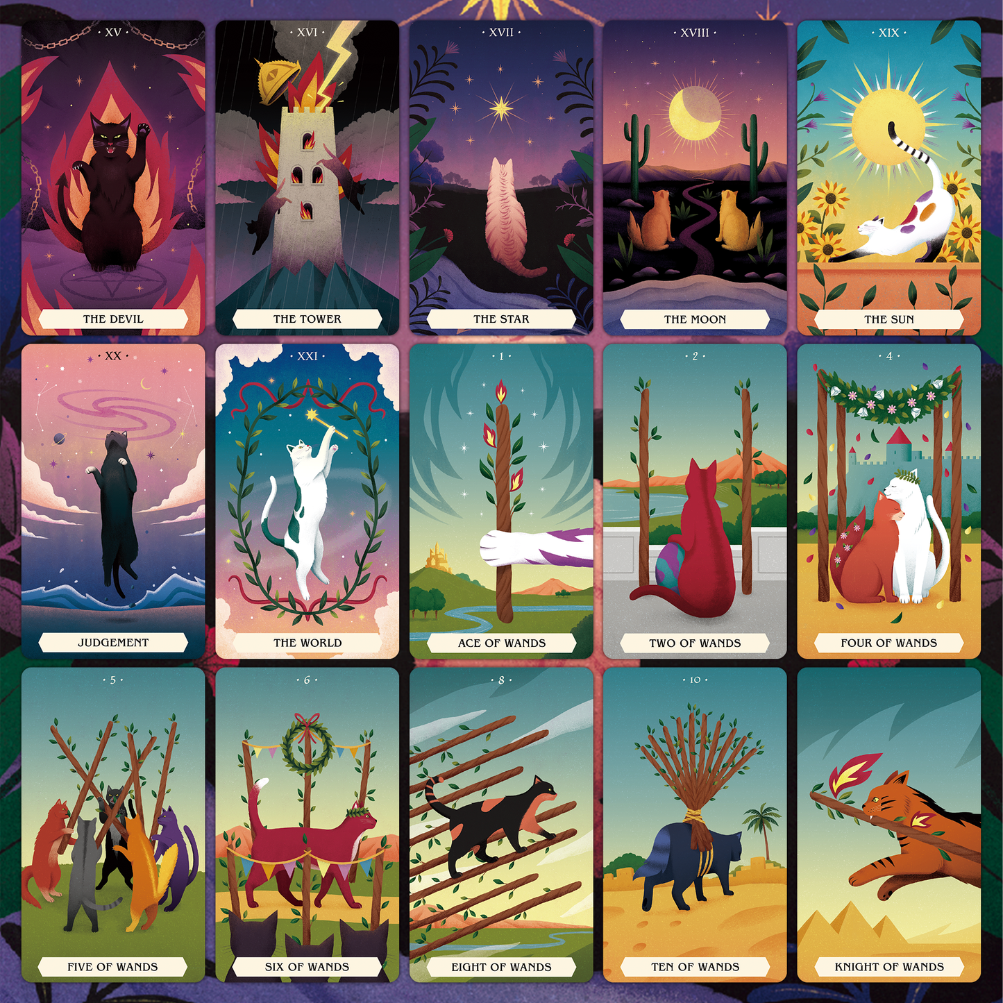 Cats Save the World Tarot